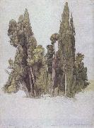 Samuel Palmer The Cypresses at the Villa d'Este china oil painting reproduction